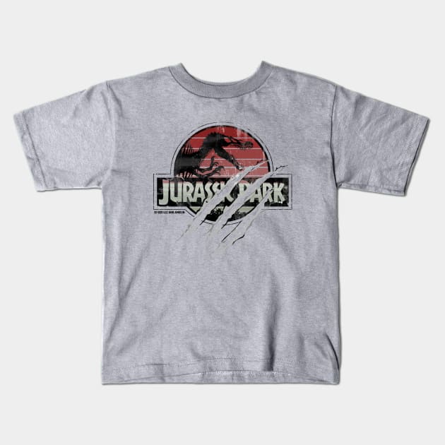 The Lost World Jurassic Claw Slash Kids T-Shirt by Jurassic Merch